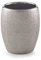 Zeller 18754 Zahnputzbecher Glitter, Steinzeug, Silber, ca. 8,1 x 8,1 x 9,8 cm, 8.1 x 8.1 x 9.8000000000000007 cm