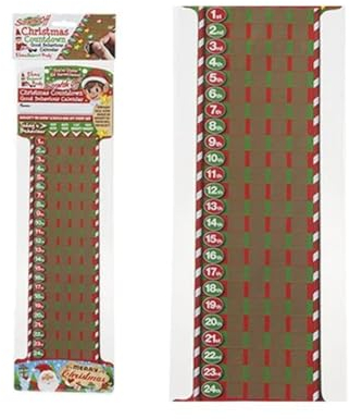 Freche Elf Christmas Countdown Scratch Off Gute Kalender Kinder Neuheit Advent