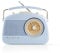 Nedis FM Radio 4.5 W Blue Handle