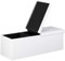 Casaria® Banco Almacenaje Baúl Capacidad 130L Carga hasta 300kg 115x38x38cm Puff Otomana Plegable Tapizado Acolchado Salón Dormitorio Entrada Blanco