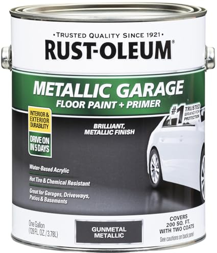 RUST-OLEUM 349353 Gallon Gun Metal Floor Paint