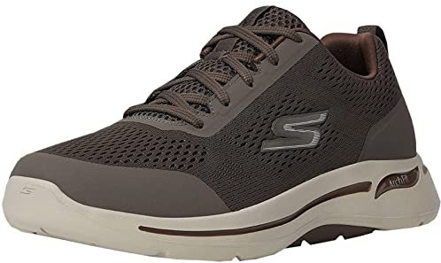 Skechers Go Walk Arch Fit Idyllic, Zapatillas Hombre, Taupe, 43 EU
