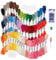 Avenfair Embroidery Threads 50 Skeins per Pack, Multi Color Embroidery Floss, Cross Stitch Threads, Friendship Bracelet Thread, with Free Needles, Floss Bobbins (50 Colors)