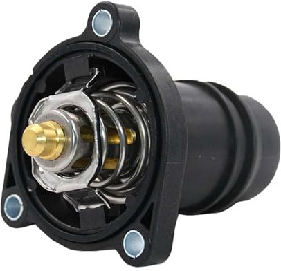55593033 Thermostat and Seal Housing Compatible with Vauxhall Adam/Corsa D/E 1.2 1.4 Astra J Thermostat Housing 55579011