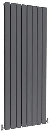 Vertical Radiator Flat Panel Designer Central Heating Anthracite Rads Double 1600x544mm