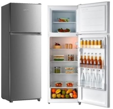 Frigorífico 2 puertas Edesa EFT1711EXA, Inox, 177 cm, F
