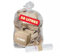 SANYGIENE | Sac Poubelle Transparent 50l PE recyclé | Lot de 100 Sacs 50 Litres (2 Rouleaux de 50 Sacs) | Solide (14µ) - Etanche | Tri Sélectif Bureaux - Salle de Bains - Cuisine