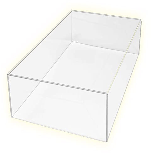 Acryl - Schaukasten / Ausstellungshaube / Acrylhaube / Abdeckhaube / Showcase rechteckig, (lbh 400 x 200 x 150mm)