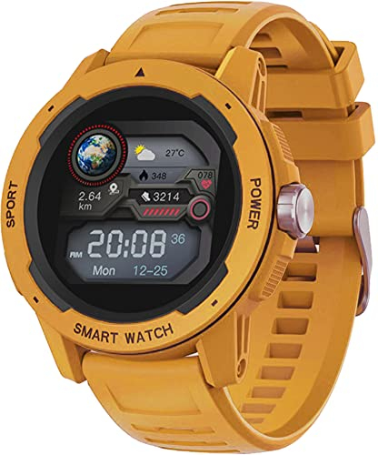 findtime Smartwatch Herren Sportuhren Outdoor Militär IP68 Wasserdicht Fitnessuhr Schrittzähler,Musiksteuerung,Schlafmonitor,Blutdruck,Pulsuhren Fitness Tracker für iOS und Android Männer