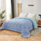 NH NOVOTEXTIL HOGAR Edredón Relleno Nórdico Cama 105 (200x270), Edredón Bicolor de Fibra 350 gr/m² - Nórdico Invierno Suave, Ligero, Reversible y Transpirable (Turquesa/Azul)