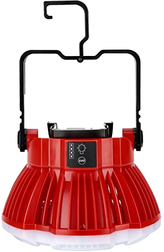 Linterna LED de camping de 2400 lm para batería Milwaukee m18, luz de trabajo LED de 24 W para reparación de automóviles, camping, emergencia y huracán, senderismo, pesca (batería no incluida)