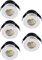 IGTOPS 3w LED Einbaustrahler, Wasserdichtled Einbauleuchte Decken Spot inkl, Ultra flach 3W Spots Einbauleuchten, LED Einbauspots für Badezimmer und Wohnzimmer (B)