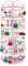 iDavosic.ly Ohrring Aufbewahrung mit 6 Etagen, Metall Ohrringständer Ohrringhalter Schmuckständer Baum 264 Löcher, Drehbar Schmuckaufbewahrung Ohrringe Jewelry Display Organizer, Rosa
