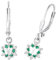 Prinzessin Lillifee Ohrhänger 925 Sterling Silber Mädchen Kinder Ohrschmuck, mit Zirkonia synth., 2,4 cm, Silber, Schmetterling, Kommt in Schmuck Geschenk Box, 2036992