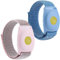 SMARTVIN for Princess Cruise Medallion Holder Accessory,2 Packs Nylon Wristbands for Carnival Ocean Medallion Holder Bracelet, Ideal Fit for Women,Men,Boys,Girls,and Kids.SeaBlue+Pink