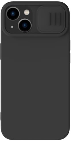 Nillkin CamShield Silky Silikonhülle für Apple iPhone 15 Plus (2023) – Schwarz