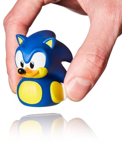 TUBBZ Mini Sonic The Hedgehog Sammelbare Vinyl-Gummiente - Offizielles Sonic The Hedgehog-Merchandise - Kinderfernsehen, Filme & Videospiele