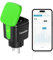 GreenSun WLAN Steckdose Outdoor - Smart Life APP Fernbedienung, Outdoor Steckdose Zeitschaltuhr Aussenbereich mit Strommessung Kompatibel mit Alexa, Google Home, IP44 Außensteckdose
