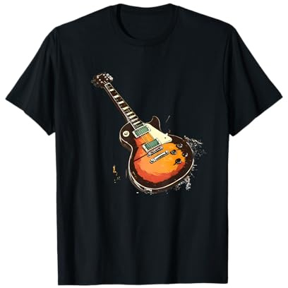 Retro Rock Legend - Vintage Orange E-Gitarre T-Shirt