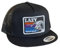 Generic Lazy J Ranch Wear Black & Black Sunset Bull Cap 10,2 cm Rot Blau Weiß, Mehrfarbig/Meereswellen (Ocean Tides), 4-5