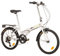 Multibrand PROBIKE Folding 20 Zoll Klapprad, Faltrad, 6 Gang, Herren-Fahrrad & Jungen-Fahrrad, Schutzbleche, geeignet ab 155 cm - 185 cm (Weißgrün glänzend)