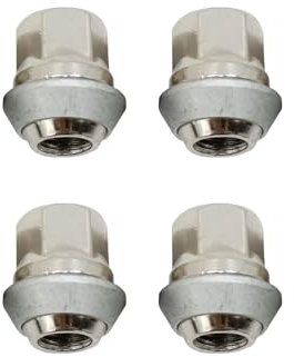 lcyen 4 dadi per cerchi in lega per Ford Focus Fiesta Kuga, M12 x 1,5 mm, in acciaio inox, 1366029 1454051, compatibili con F-ord Fiesta, Focus, Mondeo, Fusion