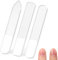 SULIUDAJI Lot de 3 limes à ongles en verre nano – Limes à ongles professionnelles en cristal, pour des ongles naturels polis et brillants