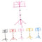 Abaodam Adjustable Metal Music Sheet Tripod Stand Light Portable Book Accessory for Guitar Music Stand