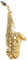Professional Alto Saxophone in E flat Sopransaxophon Bb Flat Anfänger Saxofon Komplettset Mit Koffer Riemenrohrblatt Professionelle Übungsaufführung(H)