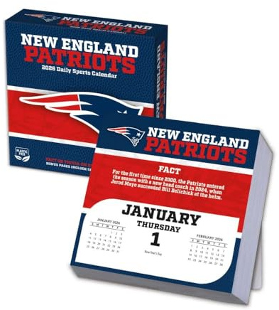 TURNER SPORTS New England Patriots 2026 Box Kalender (26998053048)