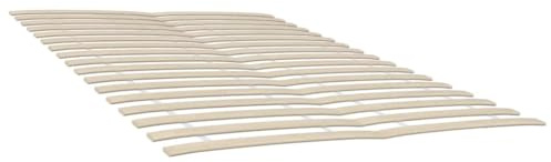 Myheimly Pappelholz Massivholz Lattenrost mit 17 Latten Zusammenklappbar Rolllattenrost Rollrost Bettrost Holzlatten Latten Rost 140 x 200 cm