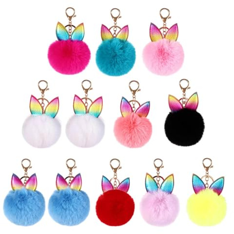 VALICLUD Porte-clés Mignons En Clip Pour À Main Lot De 12 Porte-clés Décoratifs