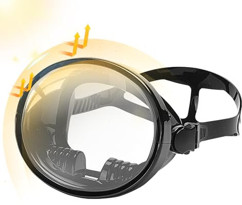 Tauchermaske zum Schnorcheln – transparente -Schwimmmaske | Komfortable, kratzfeste Masken für freies Tauchen und Wasseraktivitäten, wiederverwendbare Schwimmbrille
