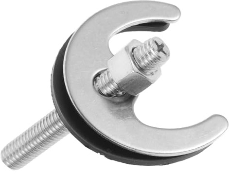 Gatuida Kit de Fixation pour Robinet Lavabo Salle de Bain Montage Facile avec Forme Cheval Vis Allongée Résistante Chaleur Compatible Robinetterie Cuisine et Salle de Couleur Aléatoire