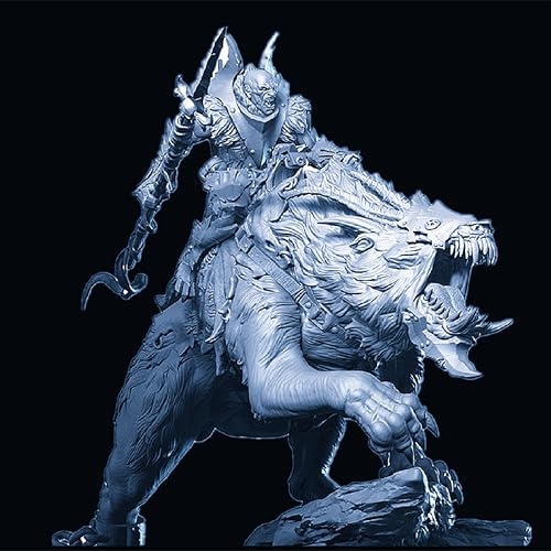 Bhowsa 1/24 Antiker Ork Krieger Resin Modellbausatz Unbemaltes und unmontiertes Resin-Modell // C7O4T1