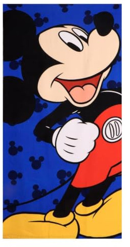 Mikrofaser-Handtuch für Kinder, Mickey, für Bad und Strand, Mikrofaser-Handtuch für Kinder, mit Design für den täglichen Gebrauch