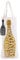 Added Sparkle Red Glitter Merry Proseccomas Prosecco Wine Bottle Bag Gift Bag (Gold)