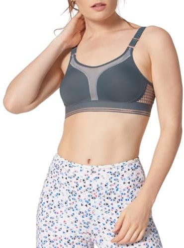 Triumph Damen Triaction Extreme Lite N EX Sports bra non-wired, GRAU, 90C