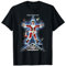 Warner Bros. Christmas Vacation Movie Poster T-Shirt für Erwachsene - Schwarz, S - Kurzarm, Klassische Passform