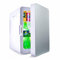 Chnzyr 20 Litre Car Refrigerator | Small Portable Fridge AC+DC Power | Icebox with Cooling and Warming Function | for Beverage,Beer,Wine,Seafood,Fruits,Home and Travel,Silver