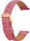 Toff London Ladies Pink Leather Watch Strap, Quick Release with Rose Gold Metal Buckle, Band Width 18mm