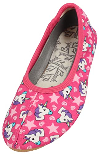 Beck Mädchen Pink Horse Gymnastikschuhe, Pink, 28 EU