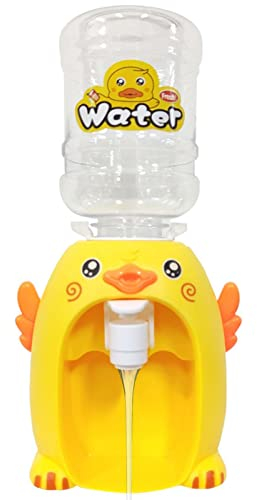 Aelevate Water Dispenser Drink Toy | Small Desk Top Cute Water Dispenser for Bedroom - Cute Duck Pattern Water Dispenser for Desk, Washable Kids Water Dispenser