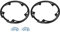 X AUTOHAUX 2uds 48 Dientes 10cm 5 Agujeros Protector de Plato de Bicicleta MTB Cubierta Rueda Cadena Negro