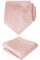 Alizeal Cravate et pochette carrée pour homme avec imprimé floral, 141-Rose pâle, taille unique