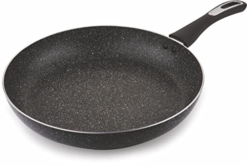NovatoStar Frying Pan Non-Stick, Induction Fry Pan, Scratch Resistant 6+ Sizes (Chrome Finish, 24cm)