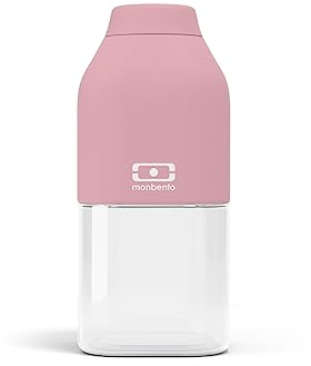 monbento -Trinkflasche Kinder MB Positive S Rosa 330ml - Auslaufsicher Wasser Trinkflasche Perfekt für Schule - BPA Frei