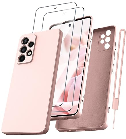 Kukiwhy für Samsung Galaxy A52S 5G/ A52 Hülle, Handyhülle für Samsung A52 Ultra Dünn Slim mit Microfiber, Kratzfeste Rundumschutz Schutzhülle Hülle für Samsung A52 4G/5G-Pink