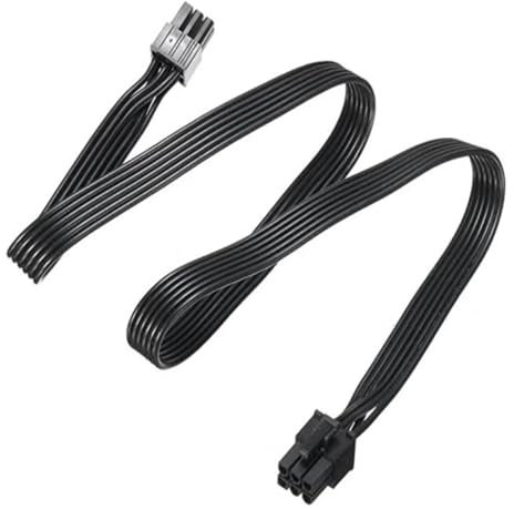 Limtula Câble d'alimentation d'extension PCIe 6 broches mâle vers mâle 6 broches PCIe câble adaptateur d'alimentation mâle vers mâle