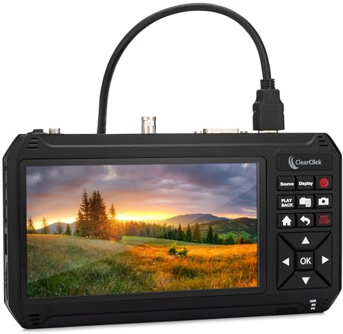 ClearClick HD Video Capture Box Ultimate 3.0 (dritte Generation) - Erfassen oder Streamen von Videos von HDMI, DVI, SDI, S-Video, RCA, AV, VHS, VCR, DVD, Camcordern, Hi8